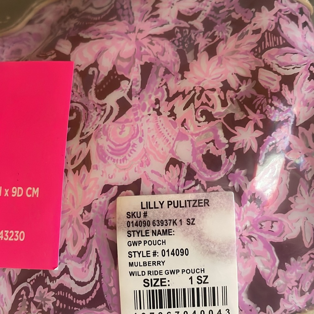 NWT, Lilly Pulitzer Cosmetic Bag - Picture 3 of 3